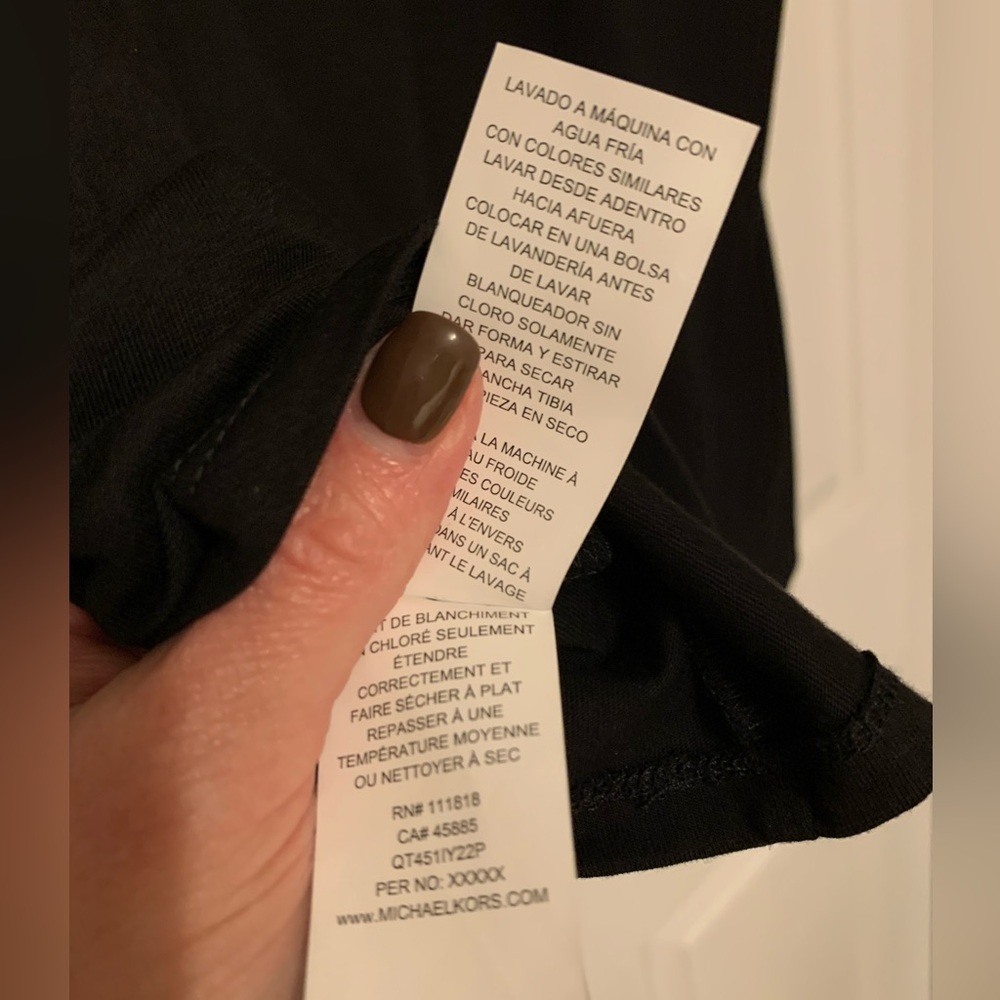 MICHAEL MICHAEL KORS Sleeveless Tee With Ruffles, Medium, Good Condition - Picture 9 of 9